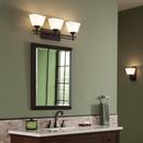 Signature Hardware Oil Rubbed Bronze 8-3/4 x 27-7/16 in. 100W 3-Light Medium E-26 Vanity Fixture 