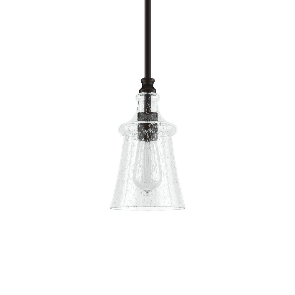 Signature Hardware Oil Rubbed Bronze 100W 1-Light Medium E-26 Pendant 