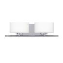 5-1/8 x 17-1/8 in. 60W 2-Light G9 Double Loop Vanity Fixture in Polished Chrome