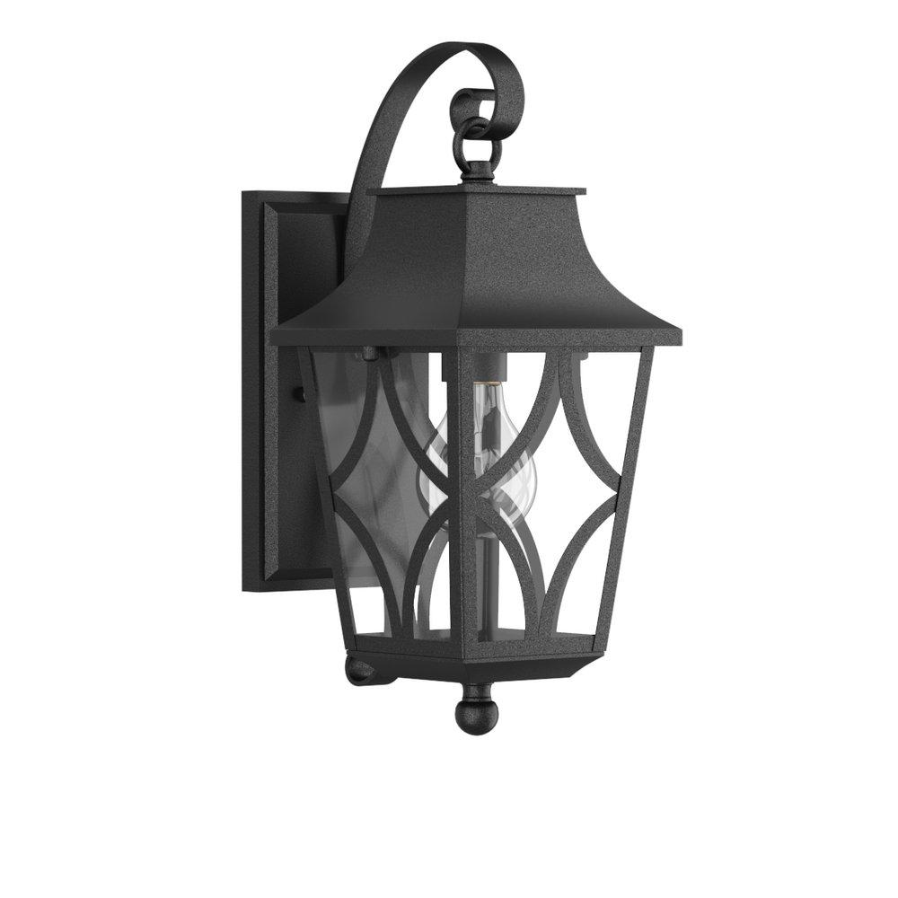 Signature Hardware Black 60W 14 in. 1-Light Medium E-26 Wall Sconce 