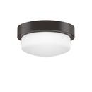 Signature Hardware Oil Rubbed Bronze 5-3/8 x 11 in. 100W 1-Light Medium E-26 Flush Mount Ceiling Fixture 