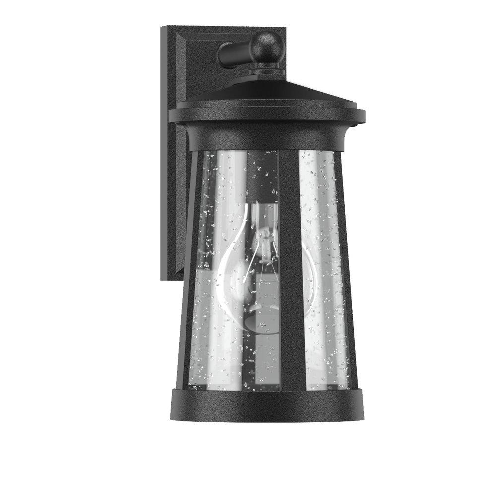 Signature Hardware Black 100W 15-7/8 in. 1-Light Medium E-26 Wall Sconce 