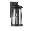 Signature Hardware Black 100W 15-7/8 in. 1-Light Medium E-26 Wall Sconce 