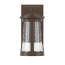 9W 10-1/2 in. 1-Light Wall Sconce in Chocolate Bronze