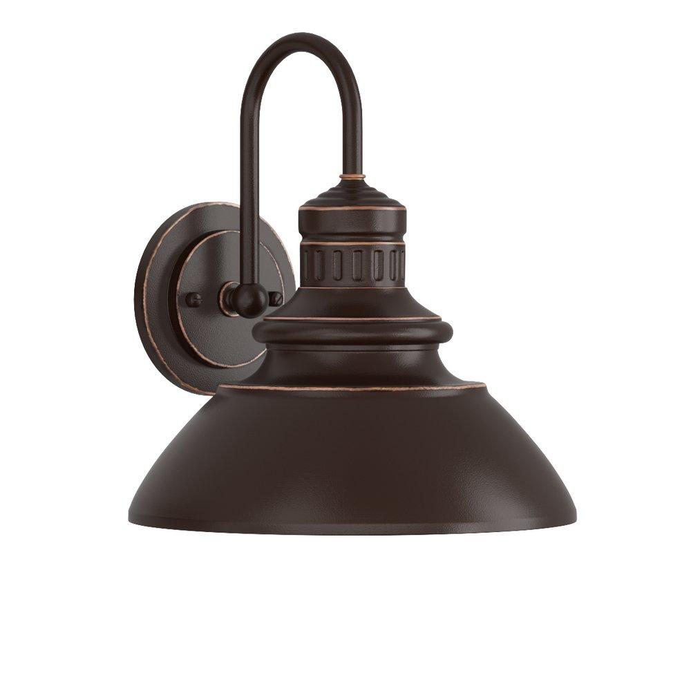 Signature Hardware Warm Bronze 12W 12-1/8 in. 1-Light Wall Sconce 