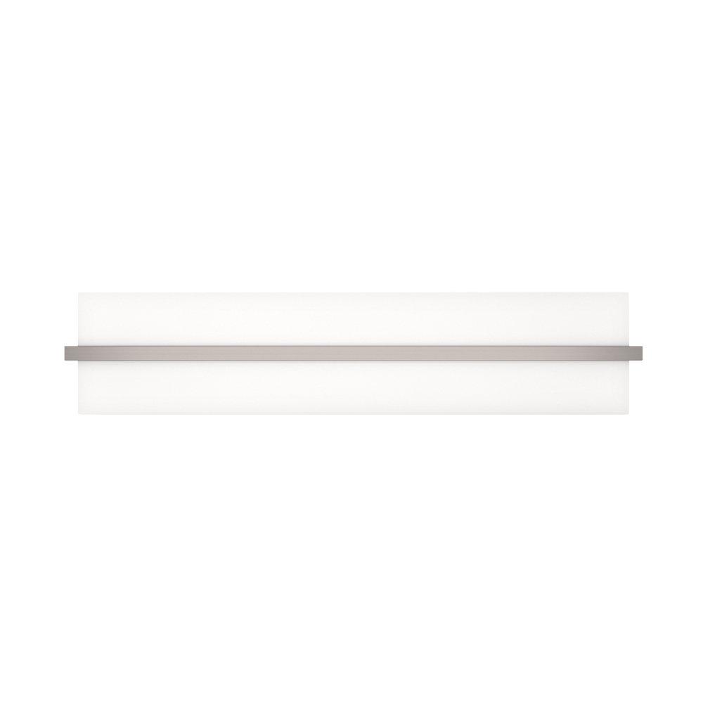 Signature Hardware Brushed Nickel 5-1/8 x 24 in. 20W 1-Light Vanity Fixture 