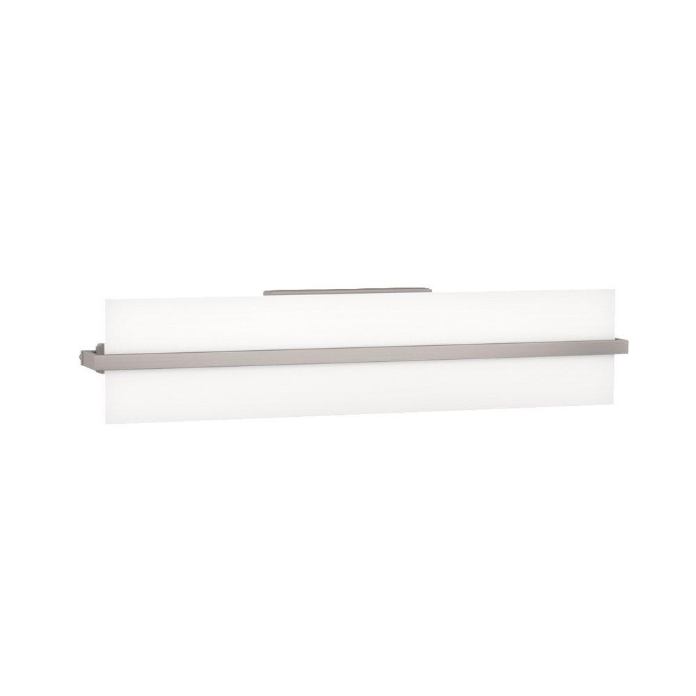 Signature Hardware Brushed Nickel 5-1/8 x 24 in. 20W 1-Light Vanity Fixture 