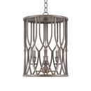 Signature Hardware Gilded Silver 4-Light Candelabra E-12 Pendant (60W) 