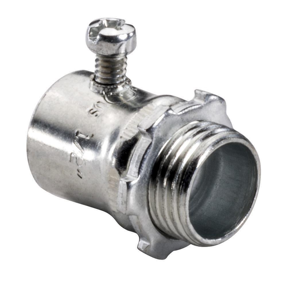 Topaz Lighting EMT Steel Set Screw Connector 