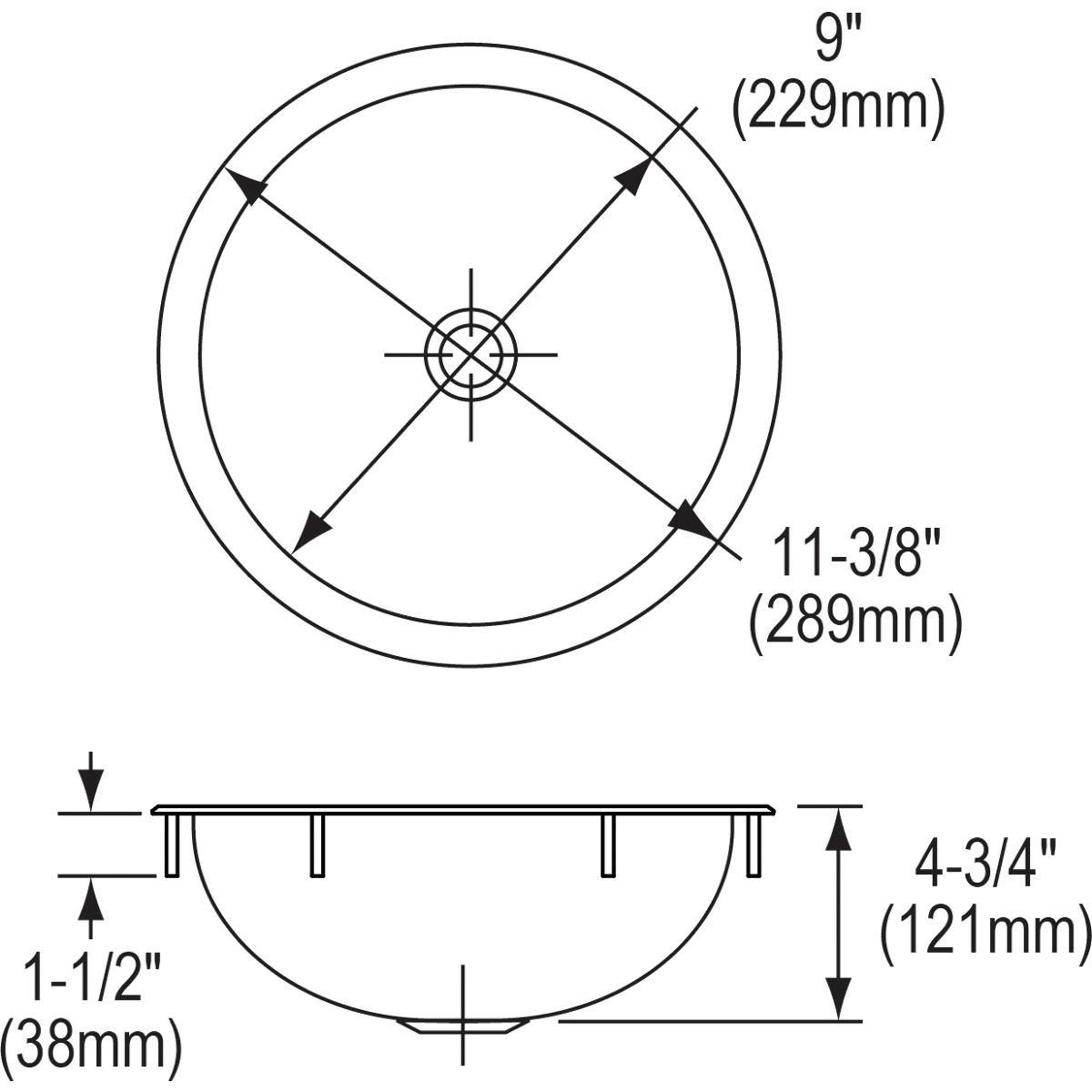 Elkay Lustrous Satin Drop-in Basin 