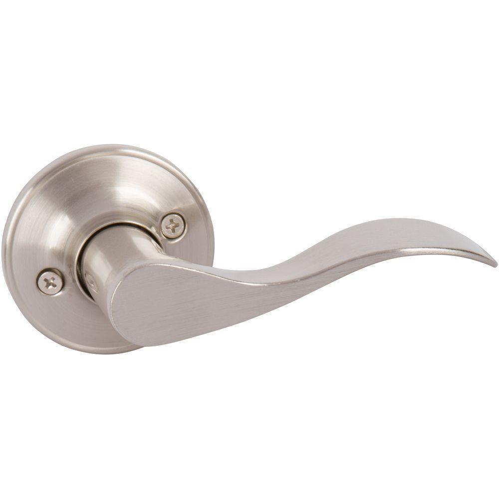 Delaney Satin Nickel Dummy Right Hand Door Handle Set 