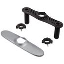 Escutcheon with Baseplate and Nut in Arctic Stainless