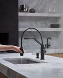 Brizo Matte Black 2-3/4 in. 13 oz. Kitchen Soap Dispenser 