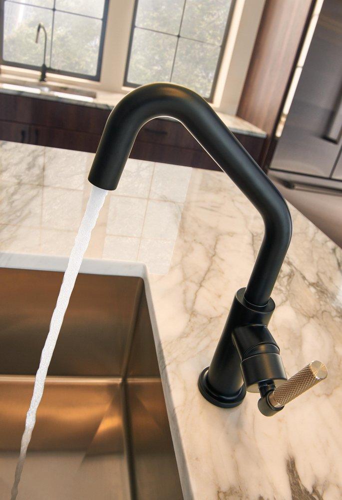 Brizo Matte Black 2-3/4 in. 13 oz. Kitchen Soap Dispenser 