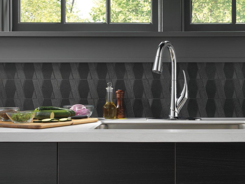 Delta Faucet Chrome Escutcheon with Baseplate and Nut 