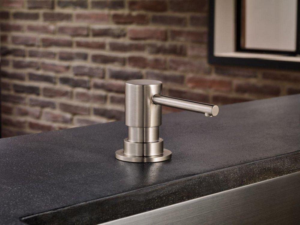 Brizo Stainless 2-3/4 in. 13 oz. Kitchen Soap Dispenser 