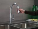 Delta Faucet Arctic Stainless Single Handle Pull Down Kitchen Faucet 
