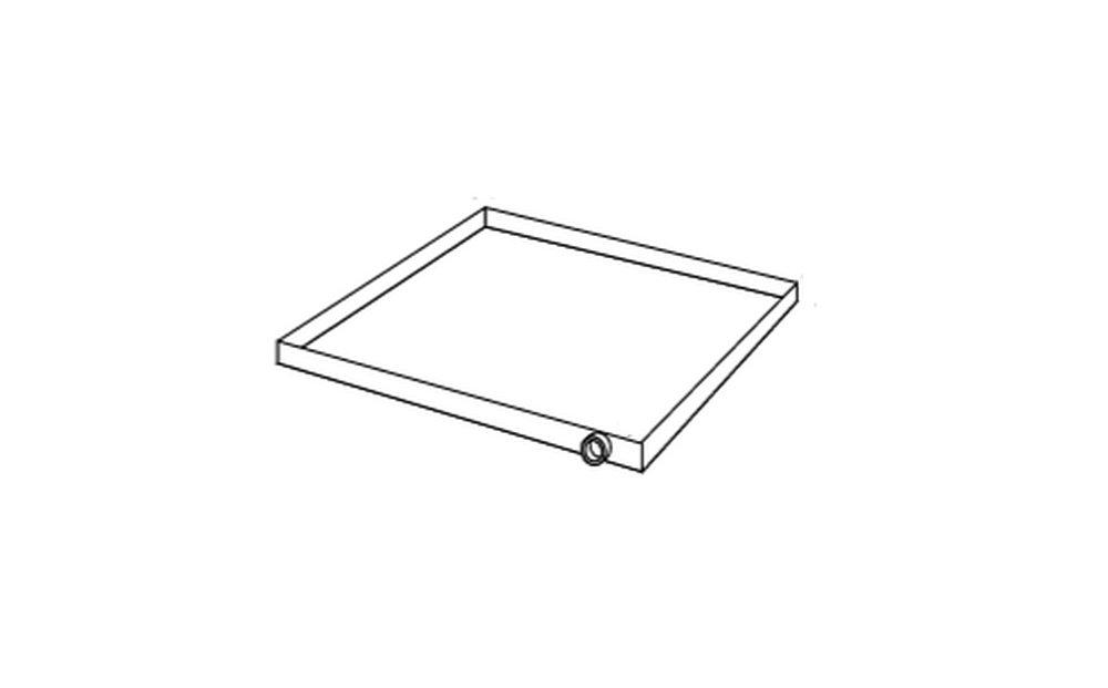 Unico 29-1/2 x 27 x 1-1/2 in. Condensate Drain Pan 3/4 in 