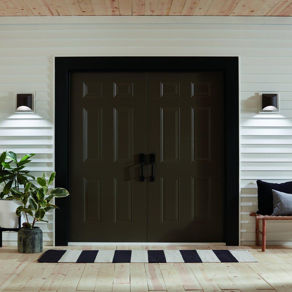 Kichler Lighting Textured Architectural Bronze 8W 1-Light LED Outdoor Wall Sconce 