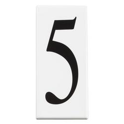 #5 House Number in White