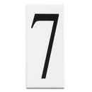 5 in. Number 7 Panel in White