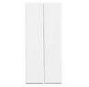 5 in. Half Size Blank Panel in White (Set of 2)