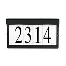 Textured Black Aluminum Address Light in Textured Black 