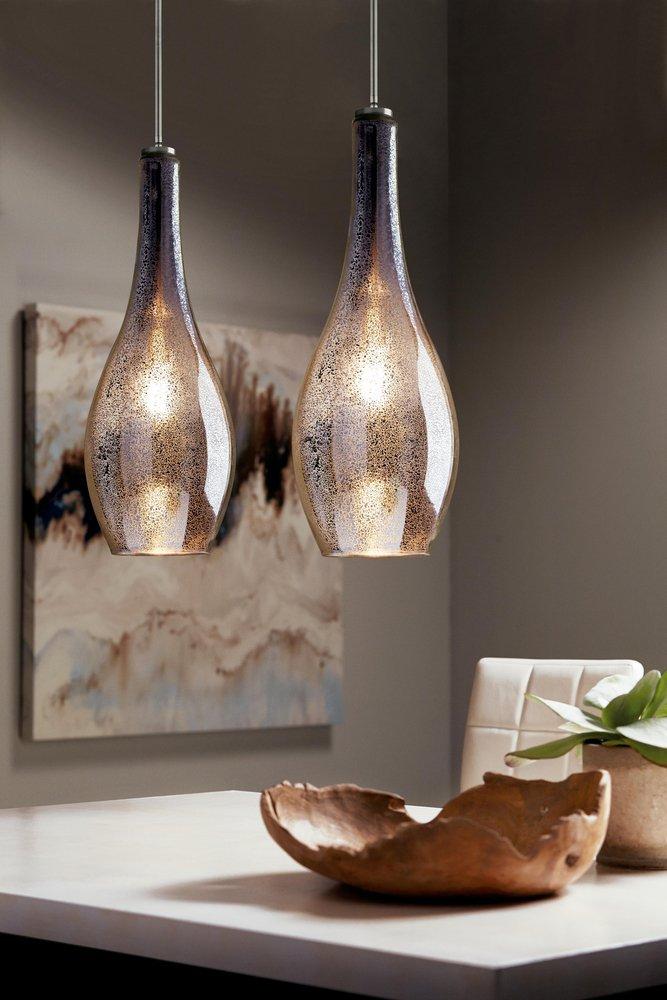 Kichler Lighting Brushed Nickel 1-Light Pendant 