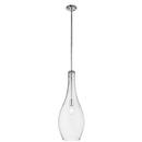Kichler Lighting Chrome 29-1/2 in. 1-Light Pendant 