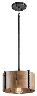 Kichler Lighting Distressed Black 100W 1-Light Incandescent Pendant 