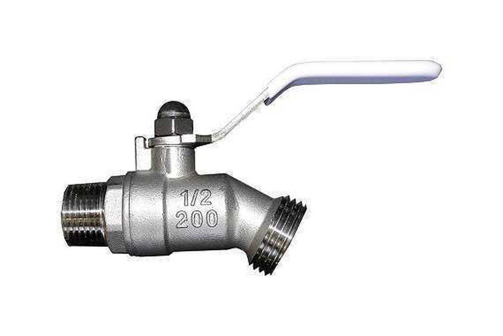 Boshart Industries Stainless Steel MPT x GHT Hose Bibb 