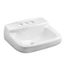 Mansfield Plumbing Products White 21 X 19 4 Vitreous China WM Lavatory Walnut Knoll White 