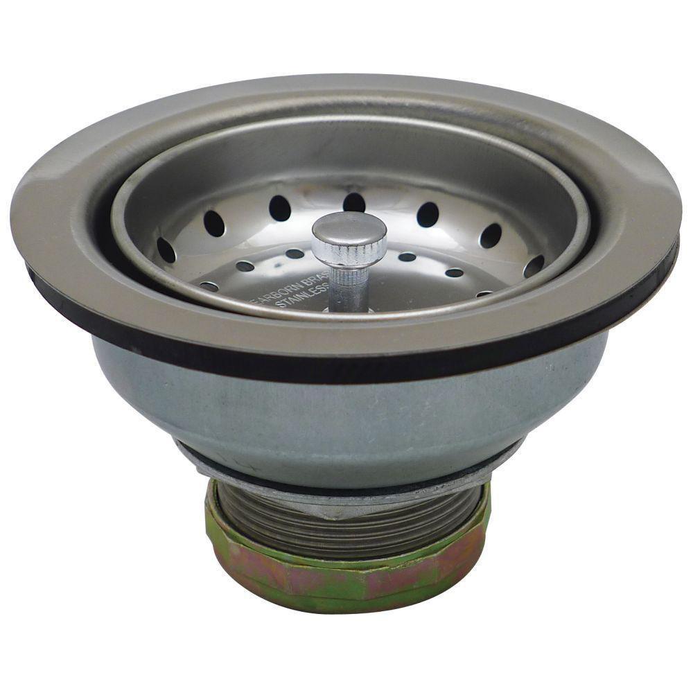 JB Products Stainless Steel Deep Lock Cup Strainer 