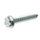 #8 x 8 in. Zinc Plated Steel Hex Head Sheet Metal Screw (Pack of 100)