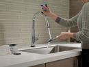 Delta Faucet Chrome Single Handle Pull Down Touch Activated Kitchen Faucet 