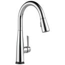 Delta Faucet Chrome Single Handle Pull Down Touch Activated Kitchen Faucet 