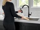 Delta Faucet Matte Black Single Handle Pull Down Touch Activated Kitchen Faucet 