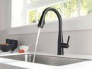 Delta Faucet Matte Black Single Handle Pull Down Touch Activated Kitchen Faucet 