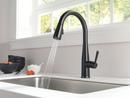 Delta Faucet Matte Black Single Handle Pull Down Touch Activated Kitchen Faucet 