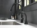 Delta Faucet Matte Black Single Handle Pull Down Touch Activated Kitchen Faucet 