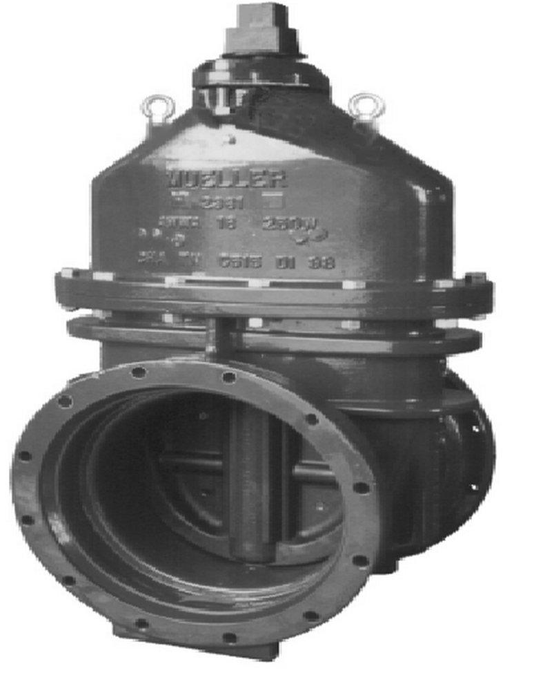 Mueller Company Flanged Ductile Iron Open Left Resilient Wedge Gate Valve 