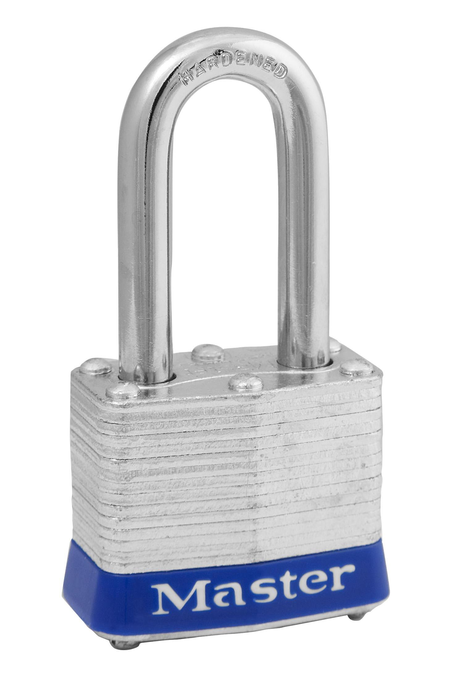 Master Lock Steel 1 Grade Hardened Steel and Laminated Steel Keyless Padlock in Steel 