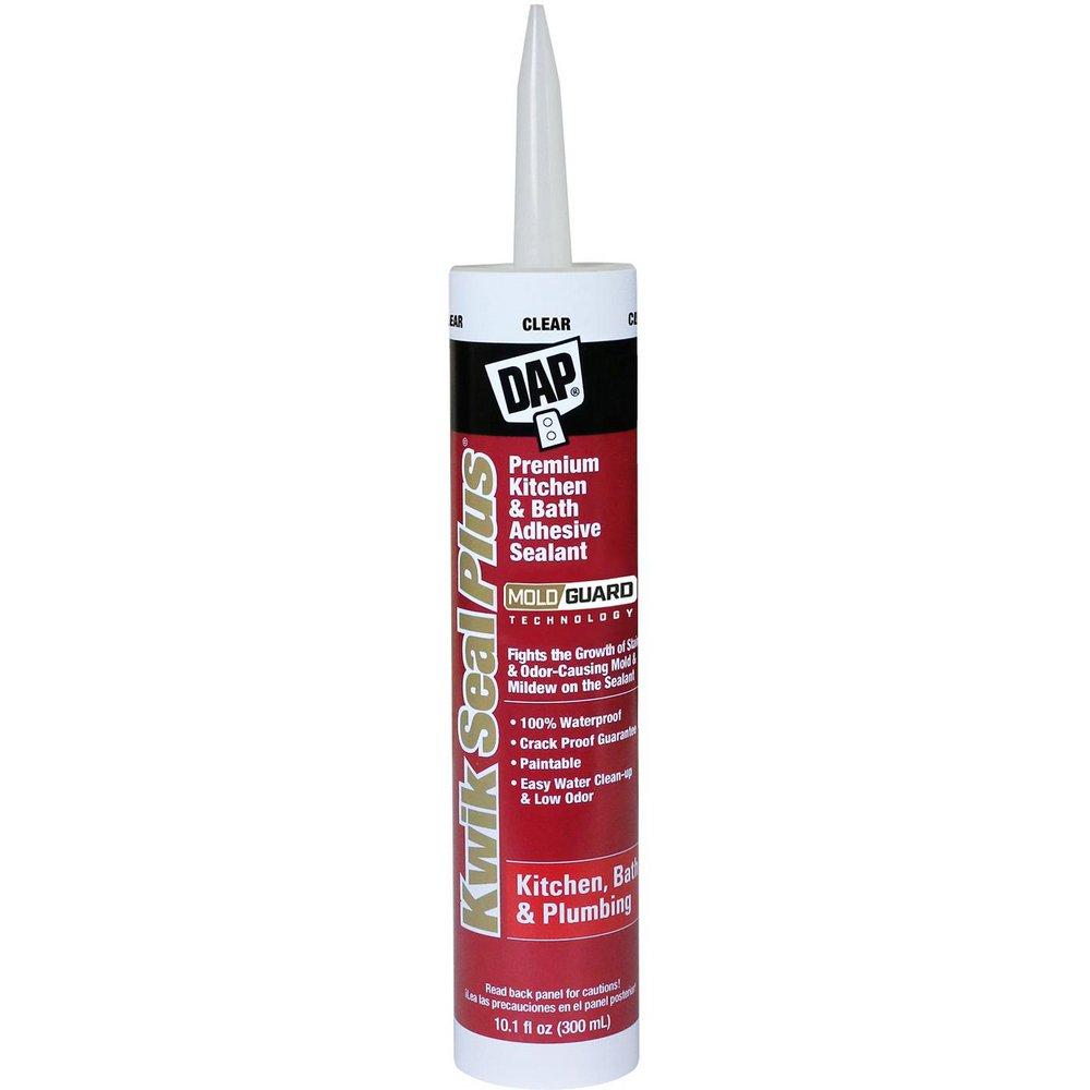 DAP Clear Silicone Caulk in Clear 