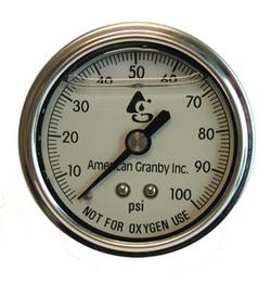 2 in. Stainless Steel Liquid Filled Gauge
