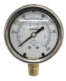 American Granby Clear Pressure Gauge Liquid 