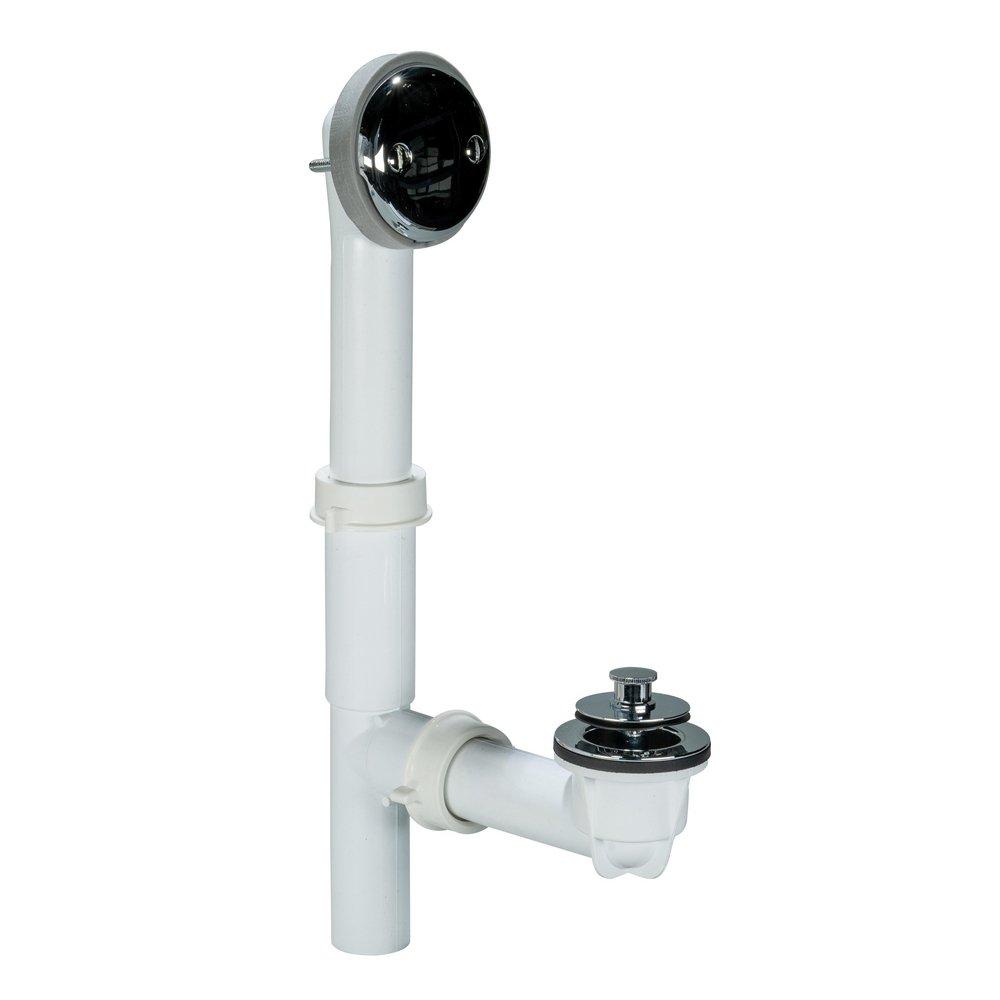 AB & A&trade; Chrome Plastic Push-Pull Drain 