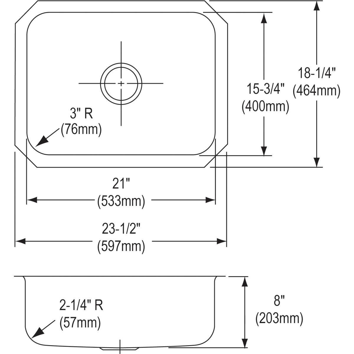 Elkay Lustrous Satin 46 x 22 in. Stainless Steel Triple Bowl Drop-in Kitchen Sink in Lustrous Satin 