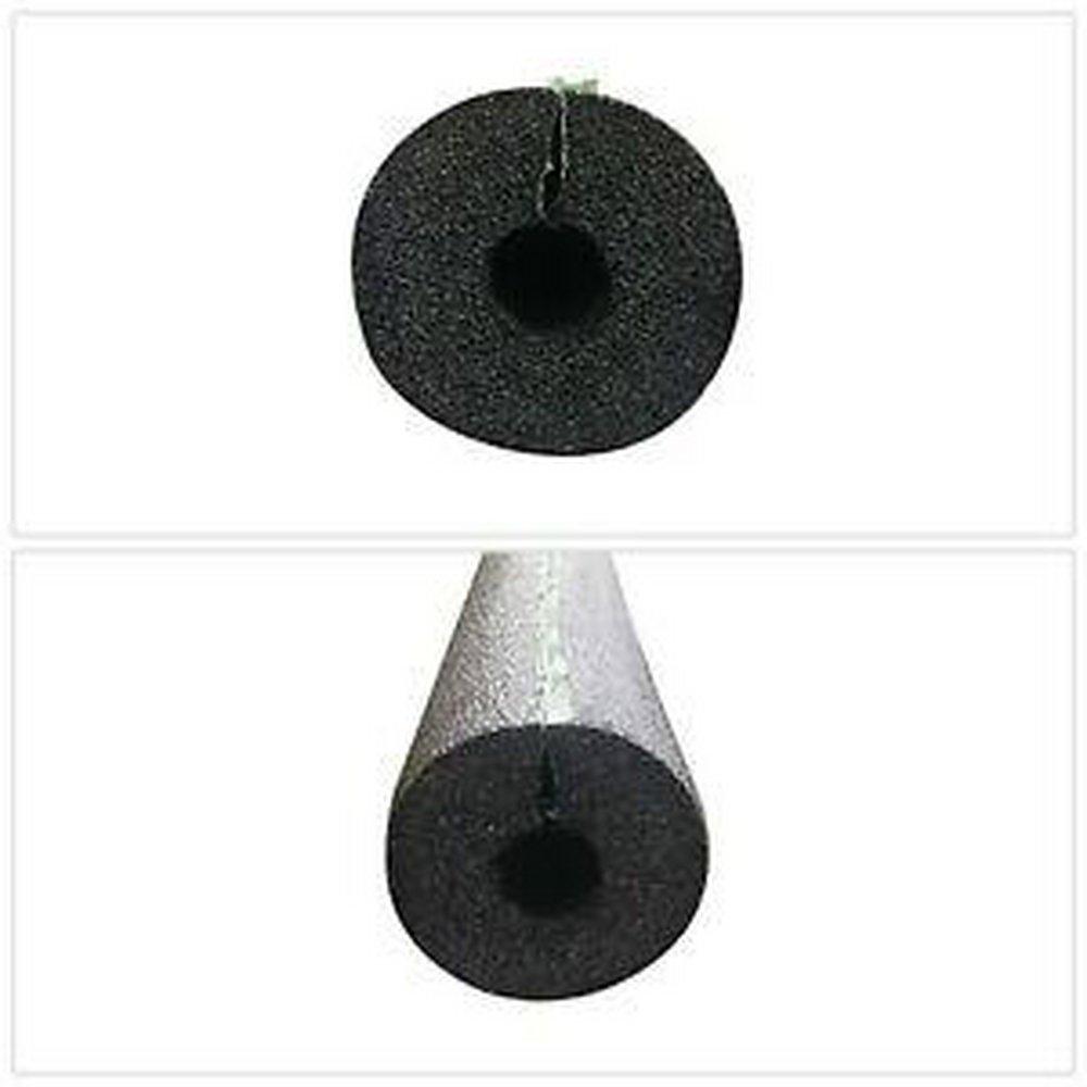 Nomaco Insulation Black 1/2 in. x 6 ft. Polyolefin Self Seal Tube Insulation in Black 