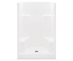 36-1/4 x 48 x 73-1/4 in. Alcove Shower Unit in White