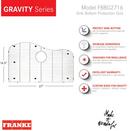 Franke Stainless Steel 1 in. Stainless Steel Sink Bottom Grid 